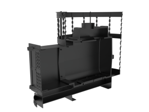 Чугунная банная печь Kennet Бастион 22 сетка витая в Мозыре