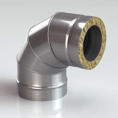 Сэндвич-Колено (Отвод) 90 304/430-0,8, изол. 50 мм в Мозыре