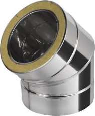 Сэндвич-Колено (Отвод) 45 304/430 0.8, изол. 50 мм купить в Мозыре