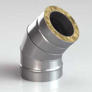 Сэндвич-Колено (Отвод) 45 304/430 0.8, изол. 50 мм в Мозыре