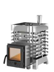Печь для бани Везувий ASTON 12 INOX стекло Амазонка бай фото Печь для бани Везувий ASTON 12 INOX стекло купить в Мозыре