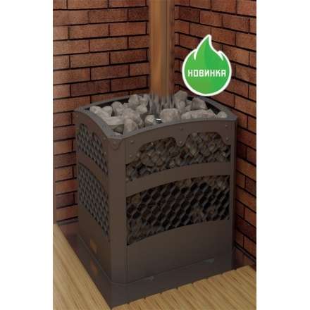 Печь для бани Теплодар БЫЛИНА-СЕТКА-12Ч Панорама (1.2) (без двери БЫЛИНА 16 обрамления) в Мозыре