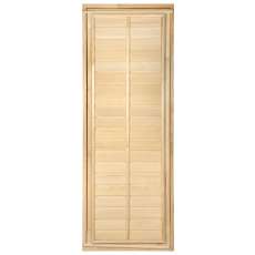 Дверь глухая с фольгой 1,9х0,7 м., липа Класс Б, коробка из липы Амазонка бай фото в Мозыре