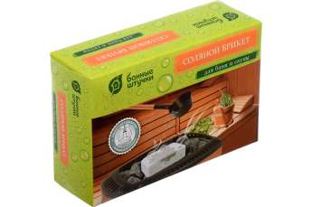 Соляной брикет 15*10*5 см, 1300 г для бани и сауны купить в Мозыре