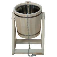 Обливное ведро  15 л с перел.устр нерж.вст ЛИПА ТЕРМО купить в Мозыре