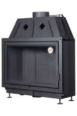 Каминная топка Экокамин Альфа 1000 B подовая черный шамот Амазонка бай фото в Мозыре