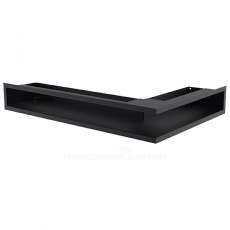 Решетка люфт угловая левая 400х600х90 (графит) Амазонка бай фото в Мозыре