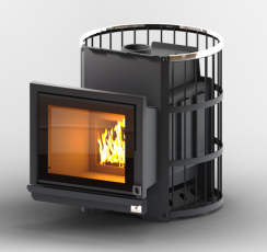 Печь для бани KRONOS КОЛИЗЕЙ 16 ВСЧ ПАНОРАМА Амазонка бай фото в Мозыре