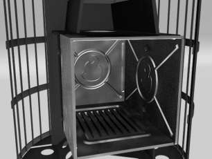 Купить чугунную печь для бани KRONOS КОЛИЗЕЙ 16 ВСЧ ПАНОРАМА в Мозыре Амазонка бай фото в Мозыре