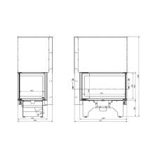 Каминная топка KFD ECO iLUX 90 LH/RH в Мозыре