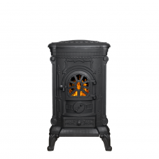 Чугунная ПЕЧЬ-КАМИН Везувий А-07 Антрацит в Мозыре