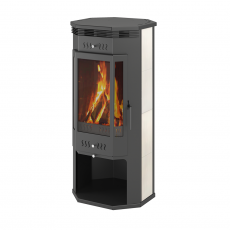Печь-Камин ASTON 11кВт (180 м3) угловой в Мозыре