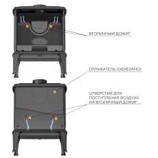 Печь-камин EVEREST F11 в Мозыре