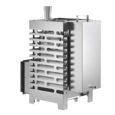 Печь для бани Везувий ASTON 16 INOX стекло АКВА в Мозыре