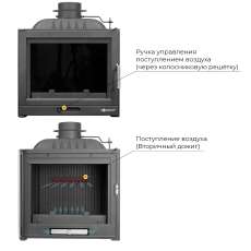 Каминная топка EVEREST U10 в Мозыре
