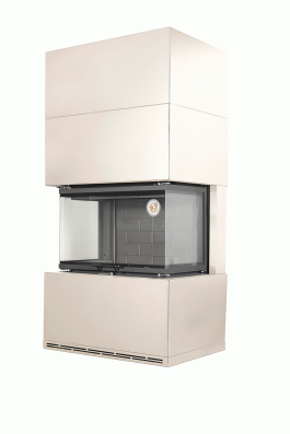 Камин Родос 800 СЛОНОВАЯ КОСТЬ шамот черный в Мозыре