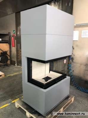 Камин Родос 800 ЧЕРНЫЙ шамот черный в Мозыре