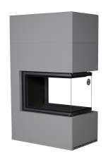 Камин Родос 900 ГРАФИТ, шамот черный в Мозыре