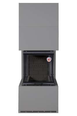 Камин Родос 900 ГРАФИТ, шамот черный в Мозыре