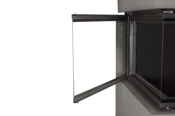 Камин Родос 900 ГРАФИТ, шамот черный в Мозыре