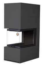 Камин Родос 900 ЧЕРНЫЙ, шамот черный в Мозыре