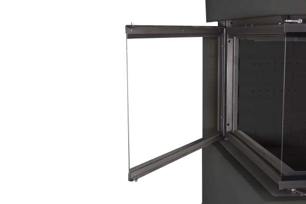 Камин Родос 900 ЧЕРНЫЙ, шамот черный в Мозыре