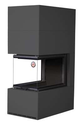 Камин Родос 900 ЧЕРНЫЙ, шамот черный в Мозыре