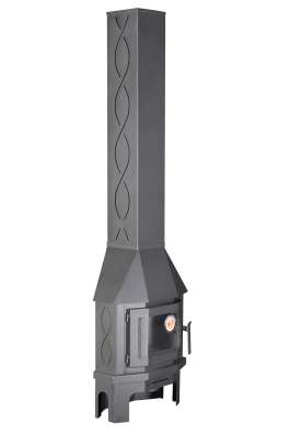 Камин Бавария Мюнхен пристенно-угловой МИНИ графит в Мозыре