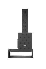 Камин МАДРИД на дровнике Гигант слева черный\белый шамот в Мозыре