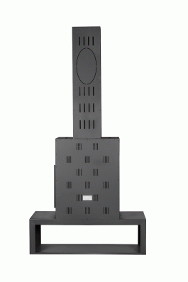 Камин МАДРИД на дровнике Гигант центральный черный\белый шамот в Мозыре