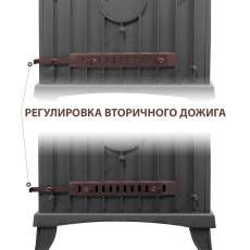 Печь-камин Везувий KZ-14РS Антрацит в Мозыре