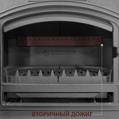 Печь-камин Везувий KZ-14РS Антрацит в Мозыре