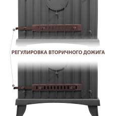 Печь-камин Везувий KZ-14Р Антрацит в Мозыре