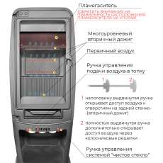 Печь-камин EVEREST S7M в Мозыре