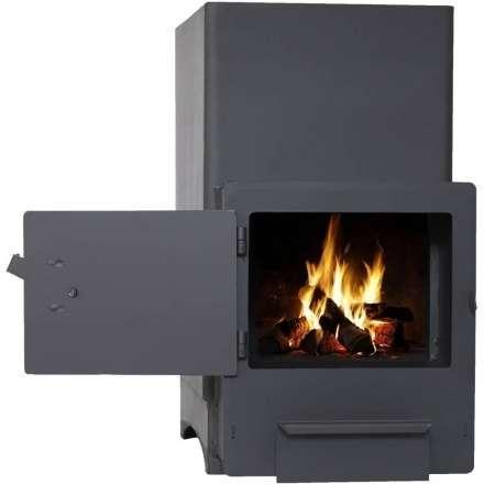 Печь банная Копеечка с выносной топкой стальная фото в Мозыре