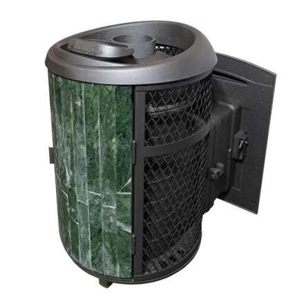 Банная печь ProMetall Атмосфера комбинированная сетка-ламель «Змеевик» в Мозыре