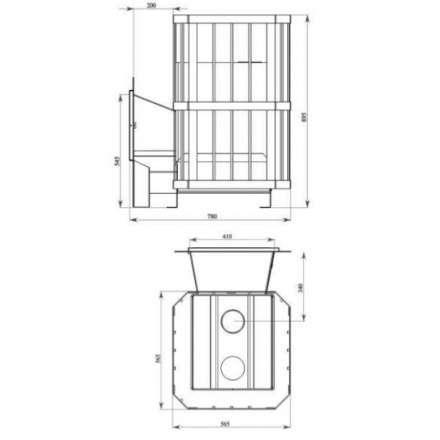 Печь банная Катунь со стеклом в Мозыре