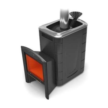 Печь для бани Термофор Гейзер 2014 Inox Витра ЗК антрацит купить в Мозыре