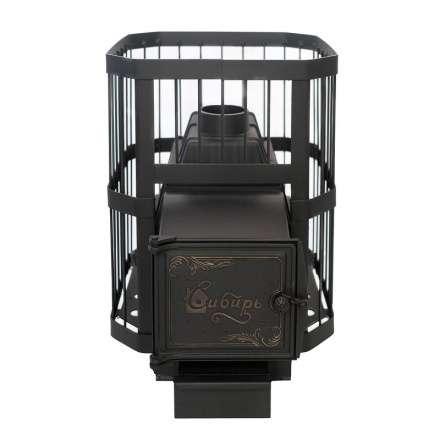 Печь банная чугунная СИБИРЬ 21 облегченная топка в Мозыре