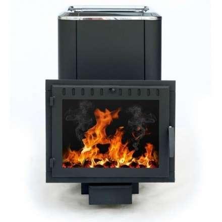 Печь банная Сибирь-18 (панорамное стекло, конвекционная) в Мозыре