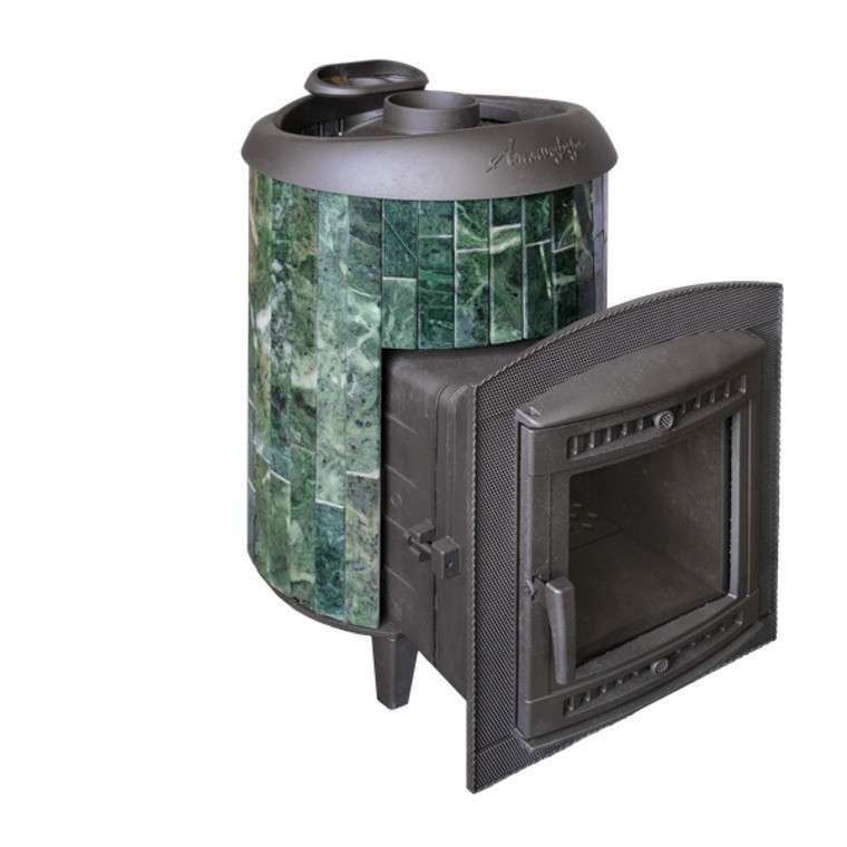 Банная печь ProMetall Атмосфера ламели «Змеевик» наборный Амазонка бай фото в Мозыре