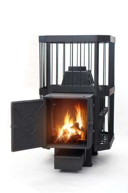 Печь банная чугунная CИБИРЬ-24 чугунная дверка (сетка) Амазонка бай фото в Мозыре