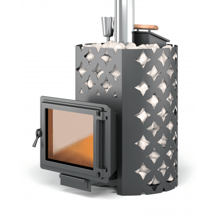 Банная печь ЭТНА 18 (Панорама) ЗК Амазонка бай фото в Мозыре