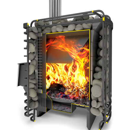 Печь для бани Теплодар Сибирский Утес-20 ЛП Профи в Мозыре