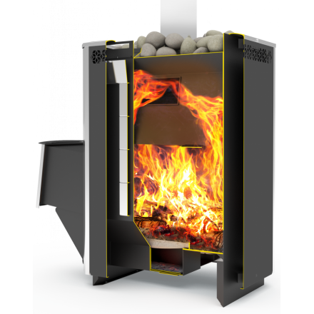 Печь для бани Теплодар Сахара-16 ЛК Профи в Мозыре