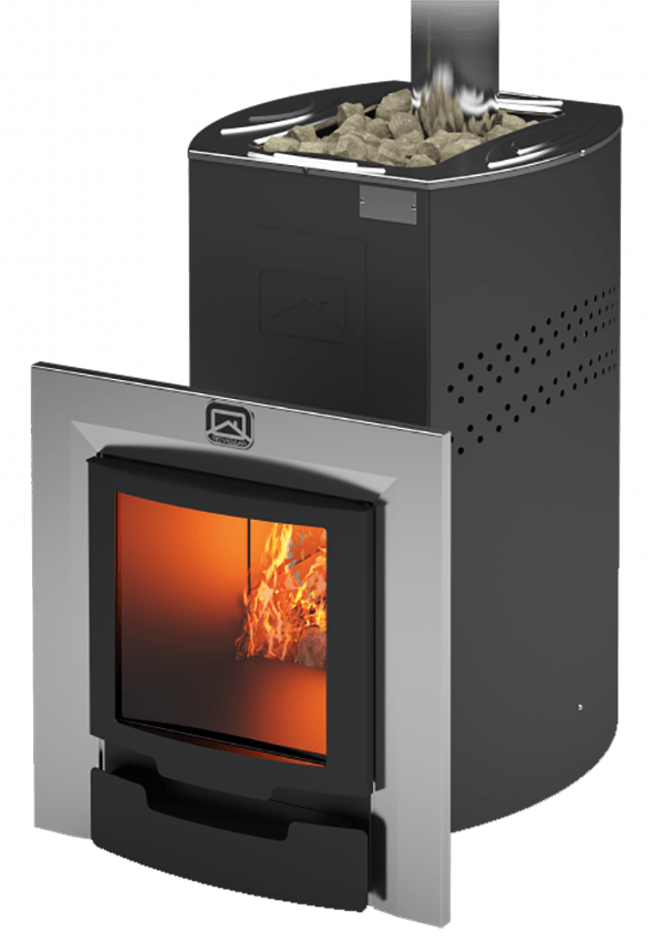 Печь для бани Теплодар Домна-20 ЛК Панорама Амазонка бай фото в Мозыре