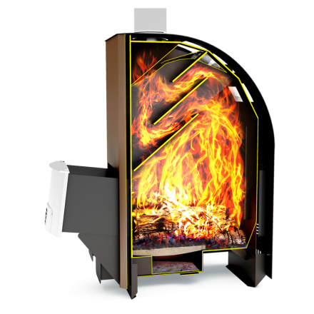 Печь для бани Теплодар Лагуна-12 ТК в Мозыре