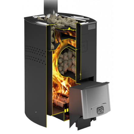 Печь для бани Теплодар Домна 20 ЛК в Мозыре