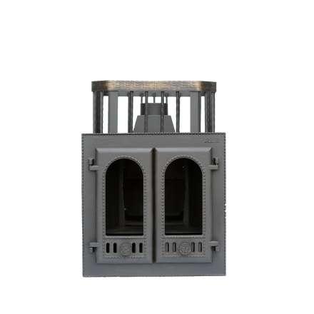 Печь банная Сибирь-24 с двухстворчатой каминной дверцей в Мозыре