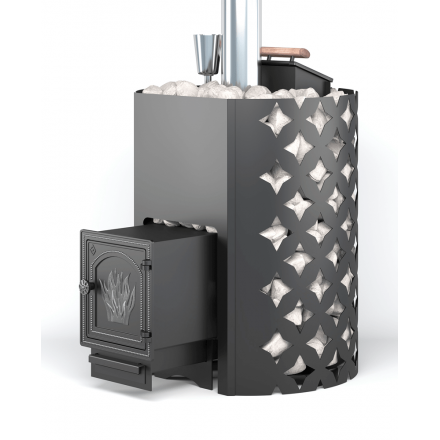 Банная печь ЭТНА 24 (ДТ-4) Закрытая каменка Амазонка бай фото в Мозыре